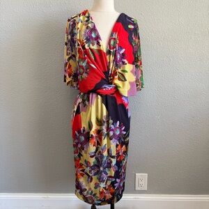 Anthropologie Ranna Gill Sabatina‎ Floral Dress Size Medium